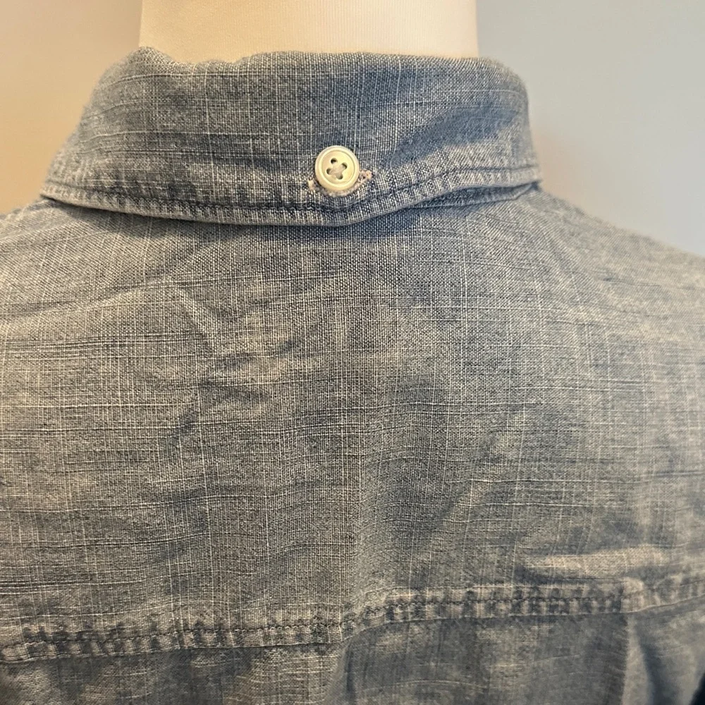 J. Crew Casual Blue Button Down Shirt - Picture 11 of 12